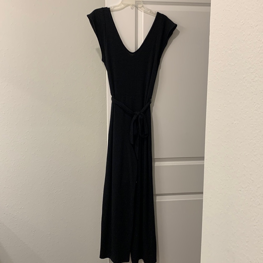 Black Full Length Romper